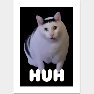 Huh Cat Meme Posters and Art